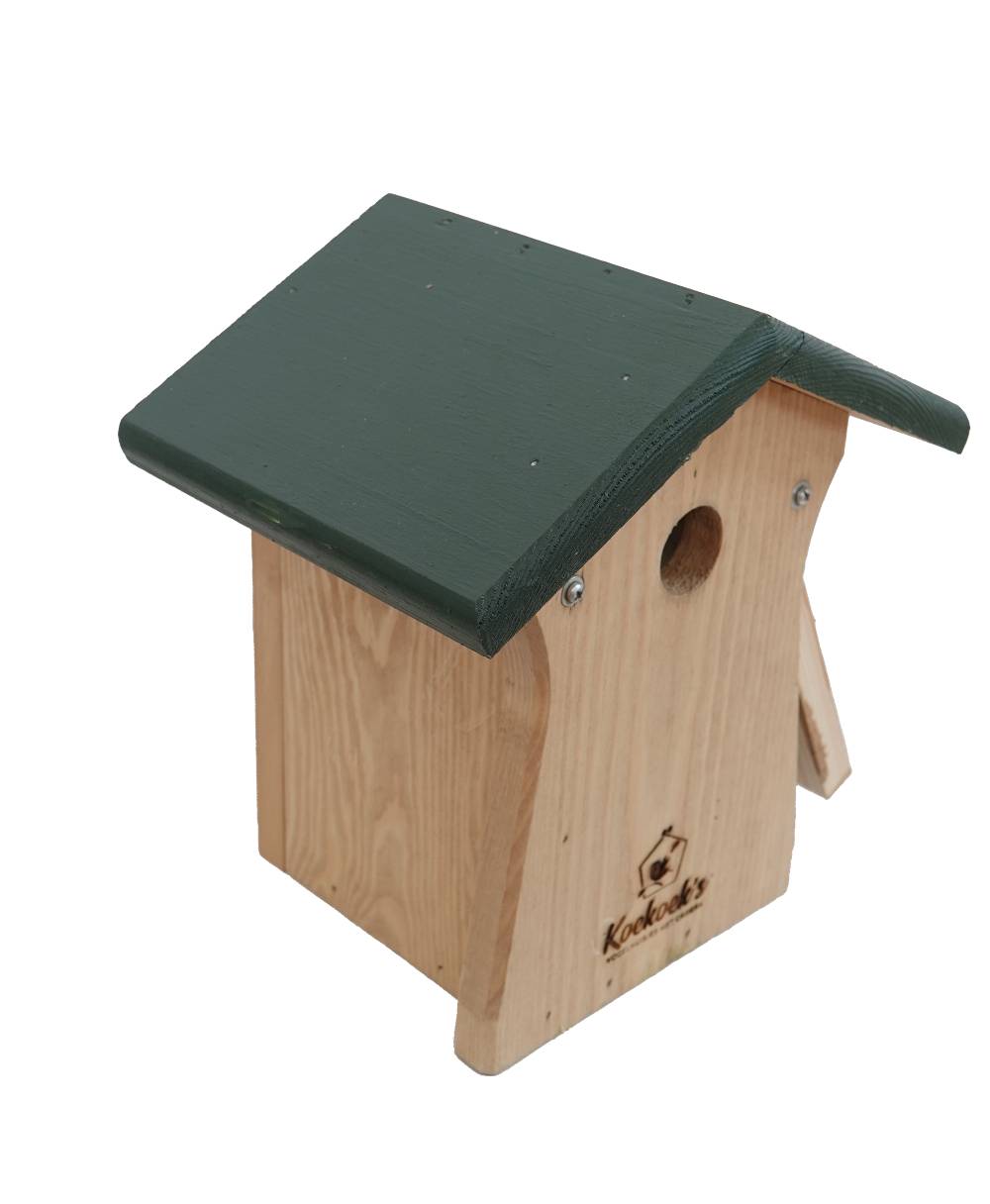vogelhuisje met camera – klein met ronding – klepje open vogelhuisje met camera – klein met ronding – klepje open