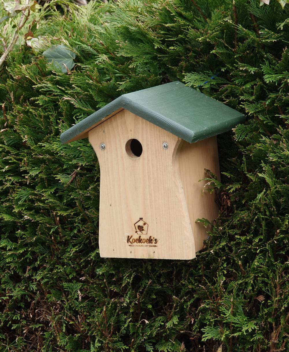 vogelhuisje met camera – klein met ronding – zijkant buiten vogelhuisje met camera – klein met ronding – zijkant buiten
